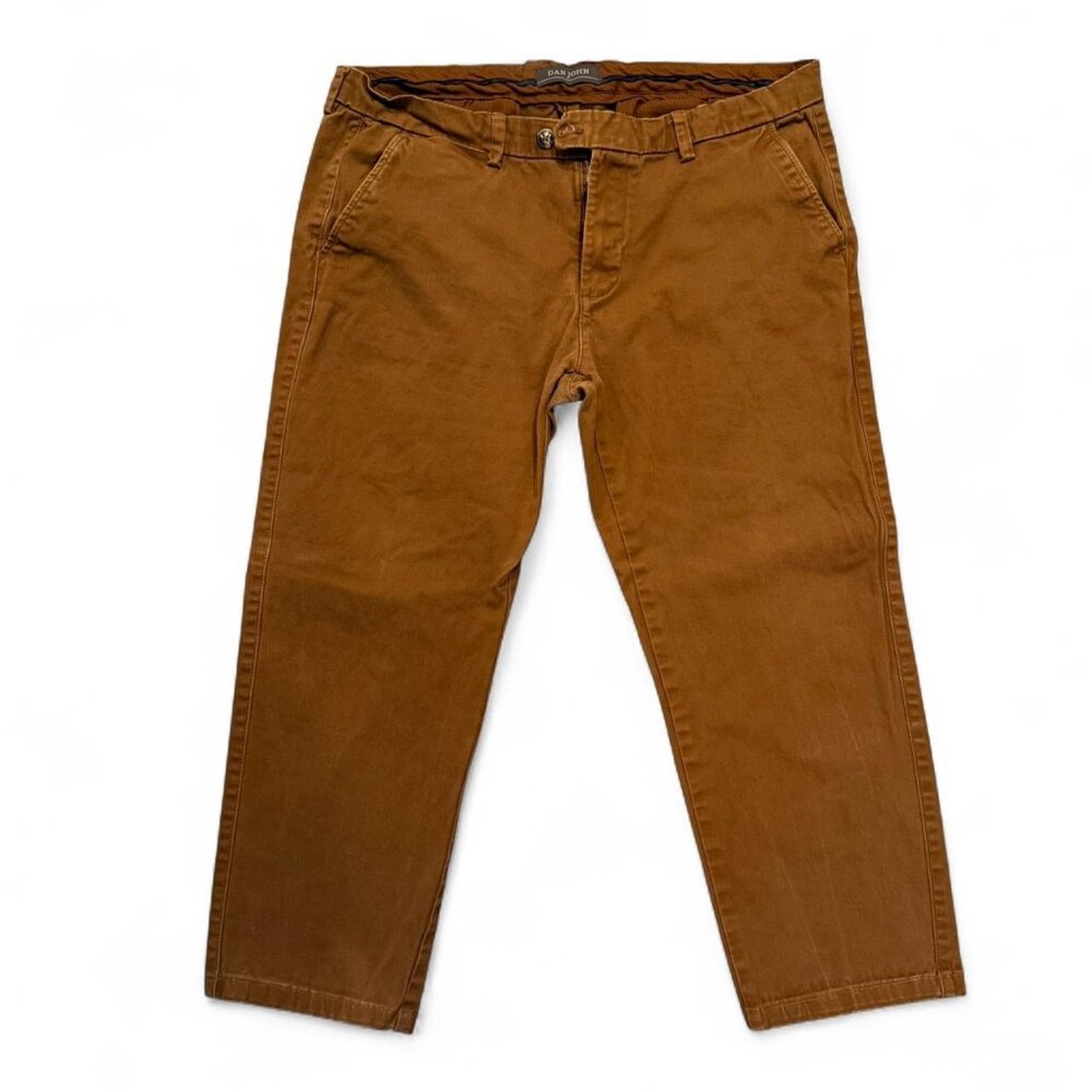 Dan John brown straight leg chino pants - Picture 1 of 4